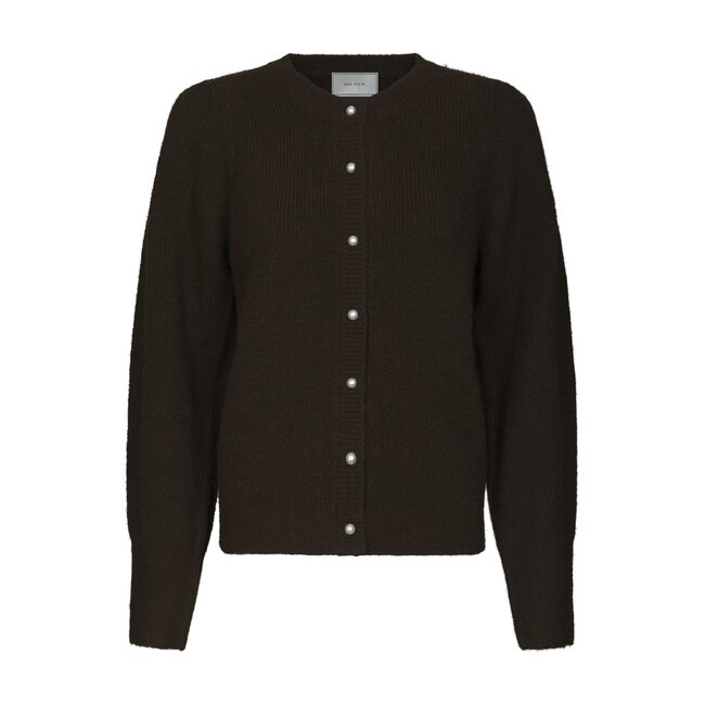 NEO NOIR Nuna Knit Cardigan Brown