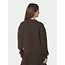 NEO NOIR Dione Fluffy Knit Cardigan Brown Melange