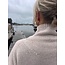 Fisherman out of Ireland Slouchy Funnel Neck Sweater Cream