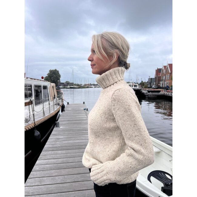 Fisherman out of Ireland POLO NECK JUMPER BÁINÍN (249)
