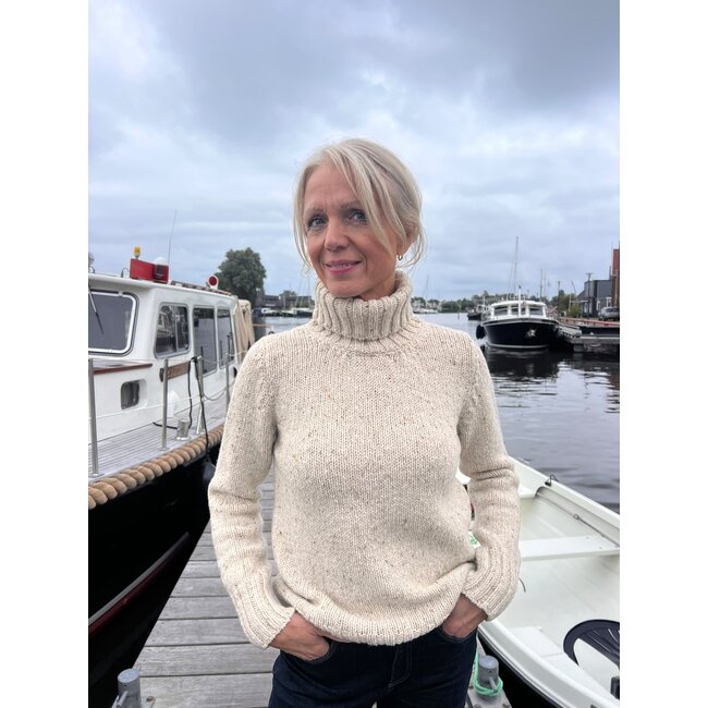 Fisherman out of Ireland POLO NECK JUMPER BÁINÍN (249)