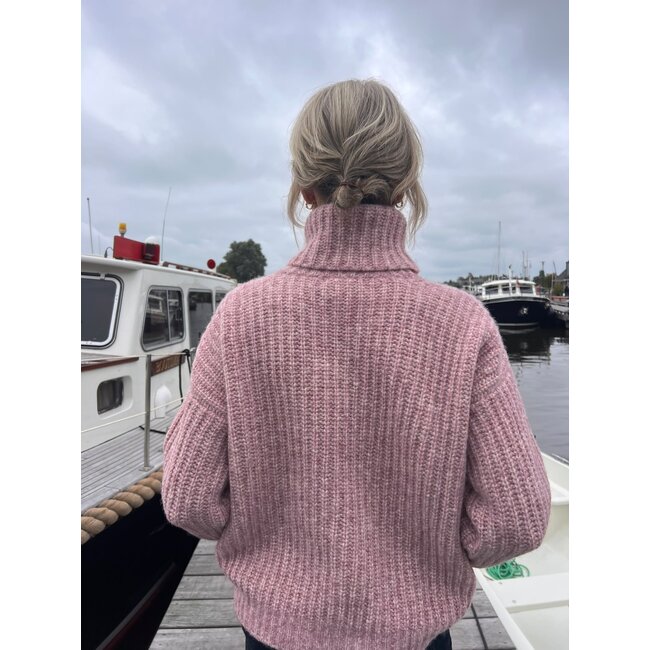 Fisherman out of Ireland Boxy Ribbed Polo Neck