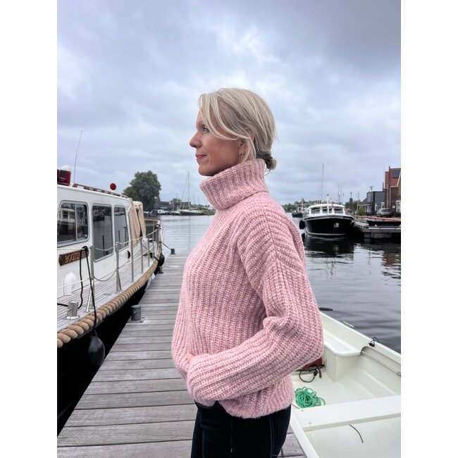 Fisherman out of Ireland Boxy Ribbed Polo Neck