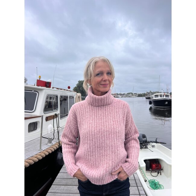 Fisherman out of Ireland Boxy Ribbed Polo Neck