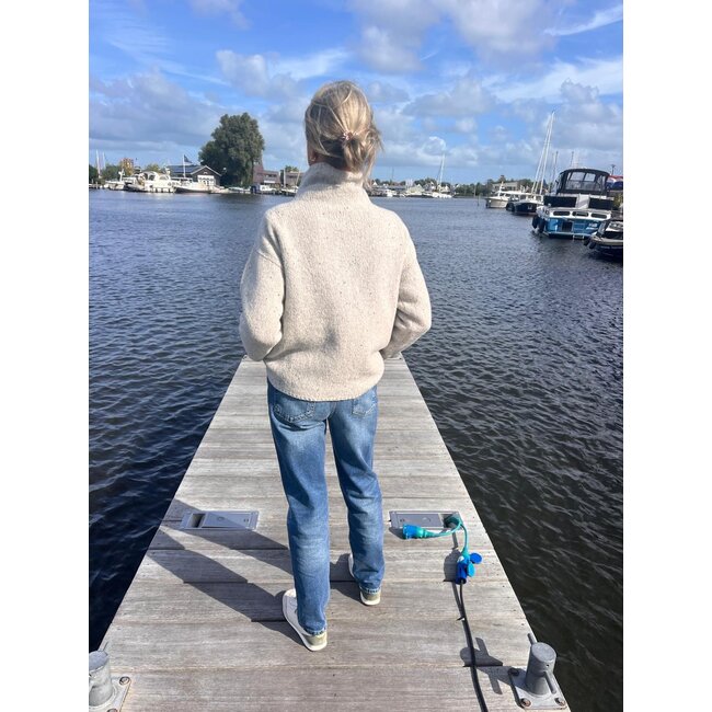 Fisherman out of Ireland Slouchy Funnel Neck Jumper