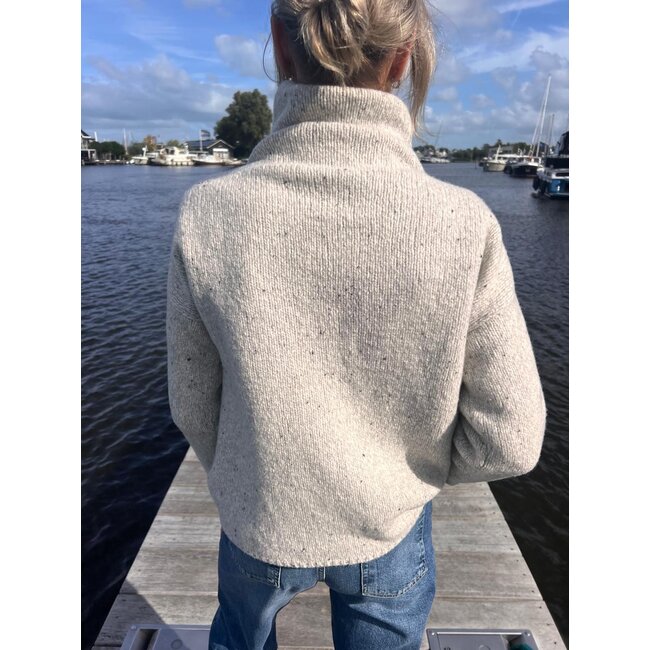 Fisherman out of Ireland Slouchy Funnel Neck Jumper