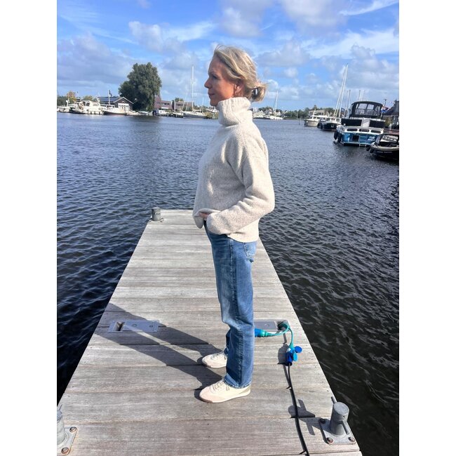 Fisherman out of Ireland Slouchy Funnel Neck Jumper