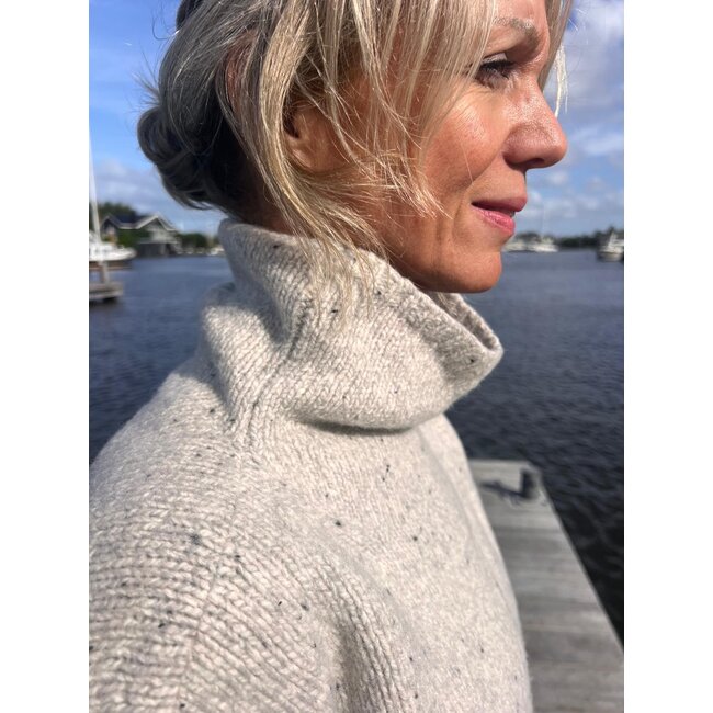 Fisherman out of Ireland Slouchy Funnel Neck Jumper