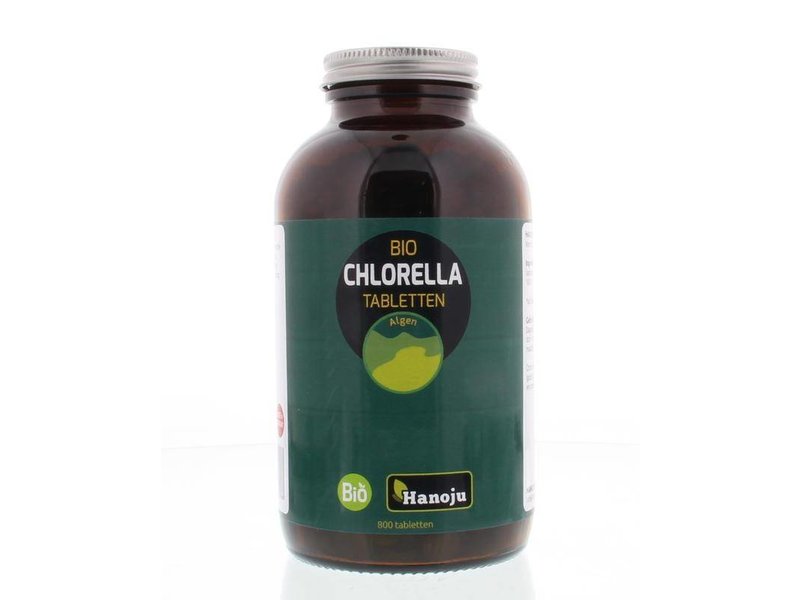 Hanoju Chlorella orgánica 800 tab 400 mg