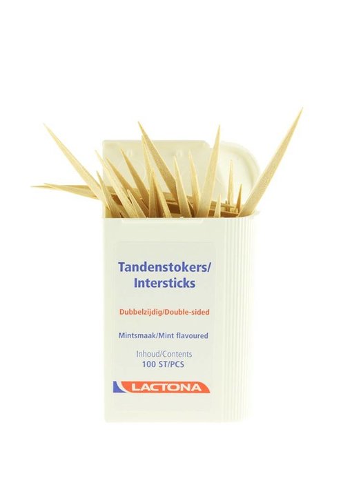 Lactona Tandenstokers 100 st.