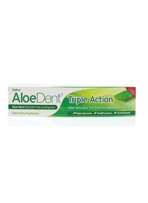 AloeDent Pasta de dientes de triple acción 100 ml