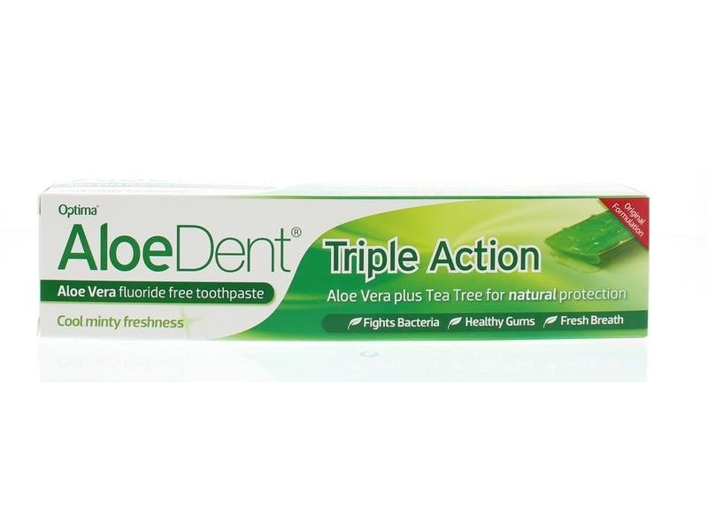 AloeDent Pasta de dientes de triple acción 100 ml