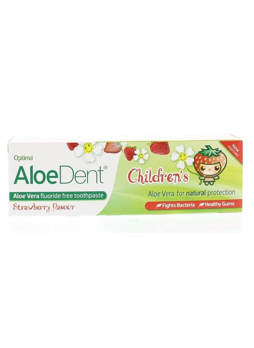 AloeDent Dentífrico infantil sabor fresa 50 ml