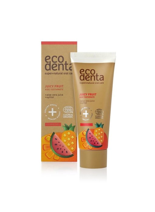 Ecodenta Organic  Kindertandpasta Juicy Fruit 75 ml