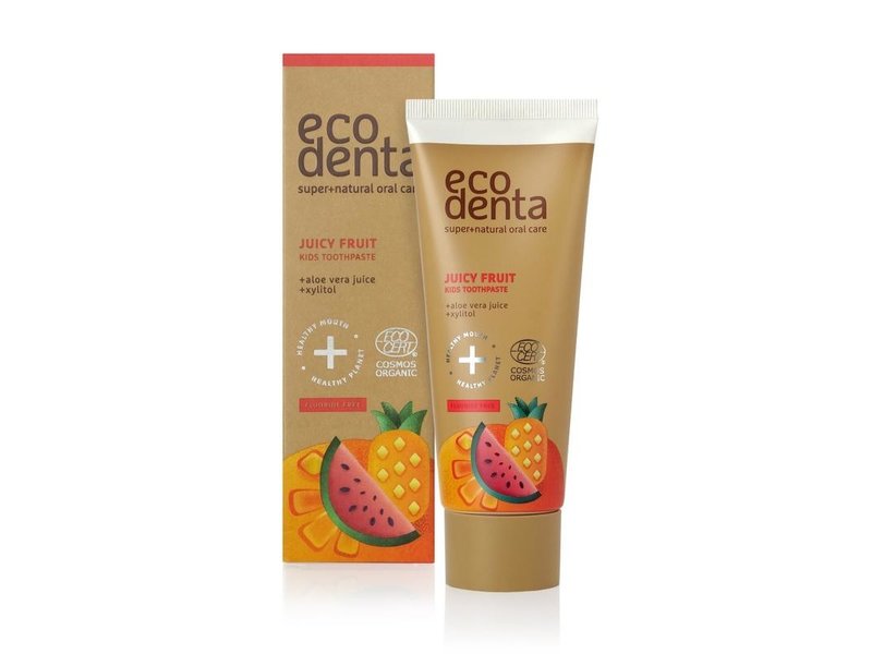 Ecodenta Pasta de dientes ecológica para niños Juicy Fruit 75 ml