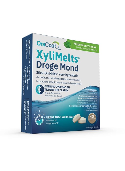 OraCoat XyliMelts menta suave / sin menta 40 unidades