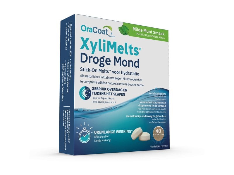 OraCoat XyliMelts menta suave / sin menta 40 unidades