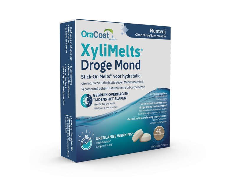 OraCoat XyliMelts menta suave / sin menta 40 unidades