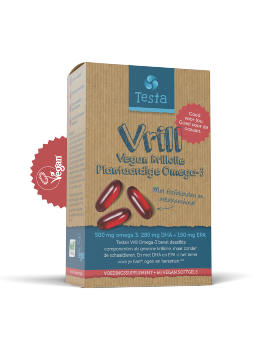 Testa Vegan Omega-3 Vrillolie 60 caps