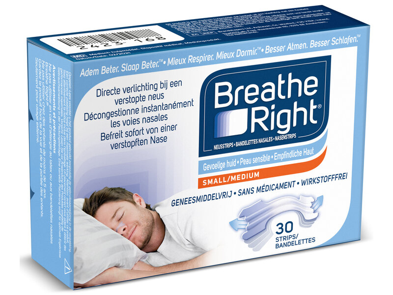 Breathe Right Tiras nasales 30 unid. 