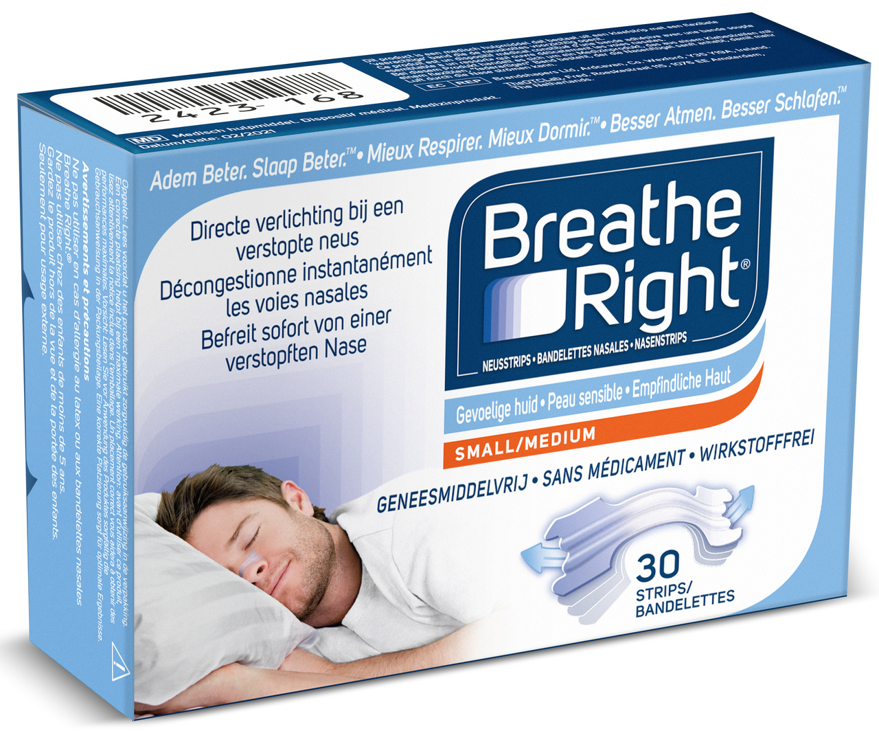 Breathe right tiras nasales peq 10 uni - parafarmacia - salunatur