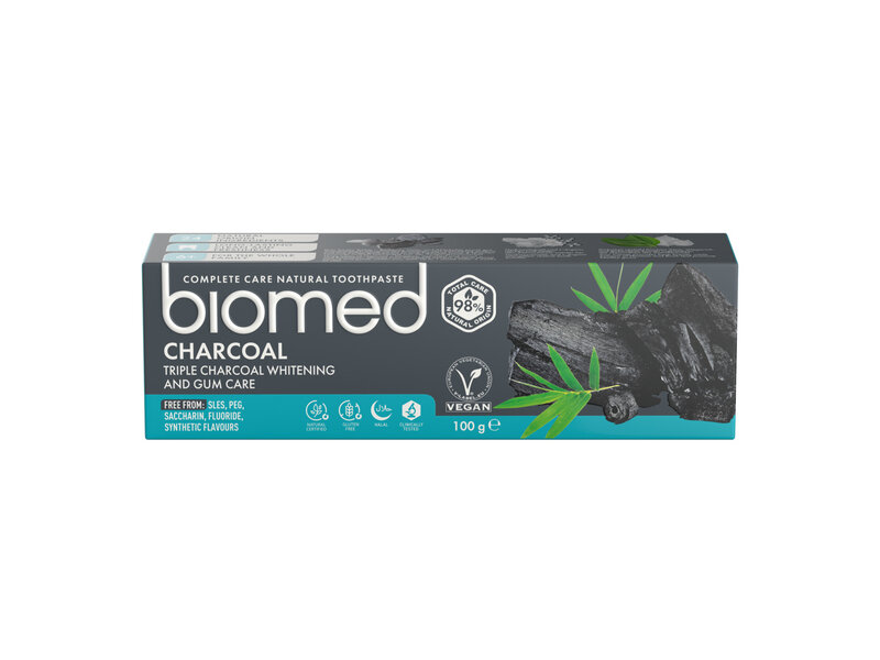 Biomed Pasta de dientes de carbón vegetal 100 ml