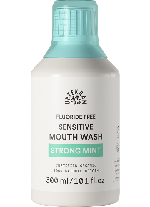 Urtekram Strong Mint Sensitive Mouthwash 300 ml