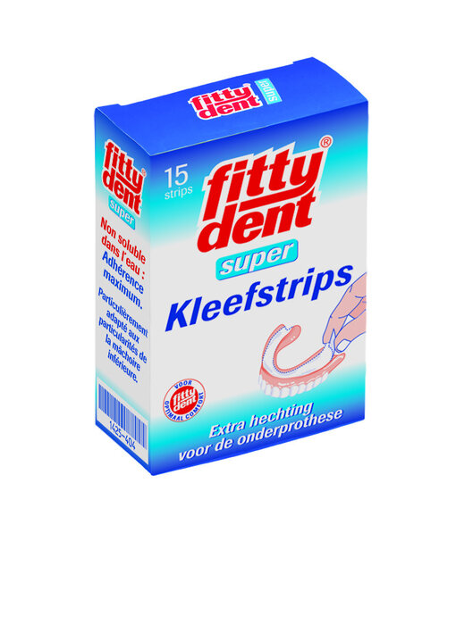 Rident Fittydent Kleefstrips 15 st.