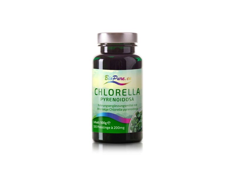 BioPure Chlorella Pyrenoidosa 200 mg tab 500 of 2500 st