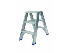 Solide Dubbele Trap 2x3 treden (max. werkhoogte 2,75 m)