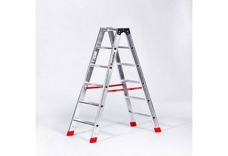 Euroline Premium Dubbele Trap 2x6 (max. werkhoogte 3,41 m)