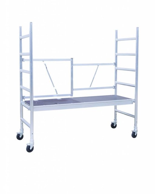 Kamersteiger compleet met platform met luik Kamersteiger compleet met platform met luik