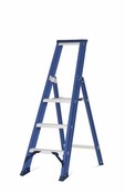 Hercules Bordestrap 1x3 treden blauw gecoat Hercules Bordestrap 1x3 treden blauw gecoat