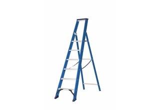 Hercules Bordestrap 1x6 treden blauw gecoat