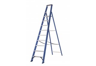 Hercules Bordestrap 1x9 treden blauw gecoat