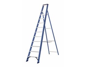 Hercules Bordestrap 1x10 treden blauw gecoat