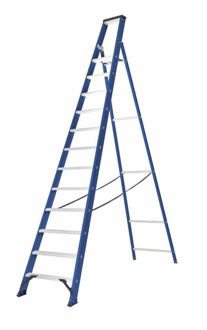 Hercules Bordestrap 1x12 treden blauw gecoat