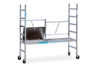 Kamersteiger compleet met platform met luik