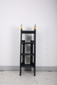 Vouwladder 4x4 met wieltjes en platform