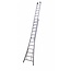 Maxall Tweedelige Opsteek ladder 2x16 + gevel/toprollen