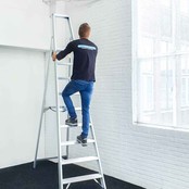 Eurostairs Bordestrap enkel 9 treden (max. 4,05 m werkhoogte) Eurostairs Bordestrap enkel 9 treden (max. 4,05 m werkhoogte)