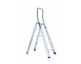 Trap dubbel professioneel 2x5 treden