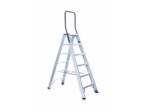 Trap dubbel professioneel 2x6 treden