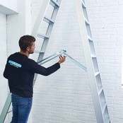 Trap dubbel professioneel 2x10 treden Trap dubbel professioneel 2x10 treden