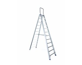 Trap dubbel professioneel 2x12 treden