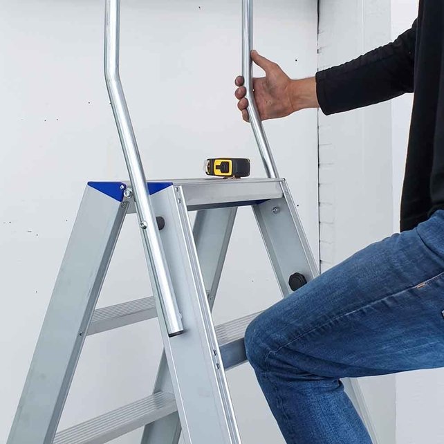 Trap dubbel professioneel 2x7 treden