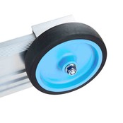 Eurostairs Reformladder dubbel uitgebogen 2x14 sporten + gevelrollen Eurostairs Reformladder dubbel uitgebogen 2x14 sporten + gevelrollen