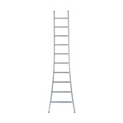 Eurostairs Ladder enkel uitgebogen 1x24 sporten