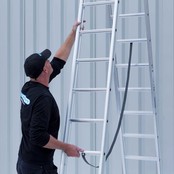 Eurostairs Reform ladder dubbel recht 2x8 sporten