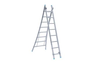 Eurostairs Reform ladder dubbel uitgebogen 2x7 sporten